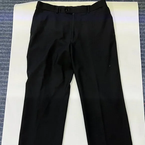 Stafford | Pants | Stafford Performance Classic Fit Mens 36 X 32 Black Flat  Front Dress Pants | Poshmark